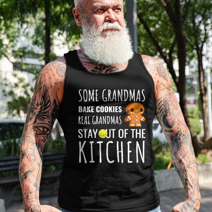 Best Grandma Shirt, Proud Grandma Unisex T-Shirt/Hoodie/Sweatshirt HLT00 - Funny Pickleball Grandma Stay Out of the Kitchen Player T-Shirt