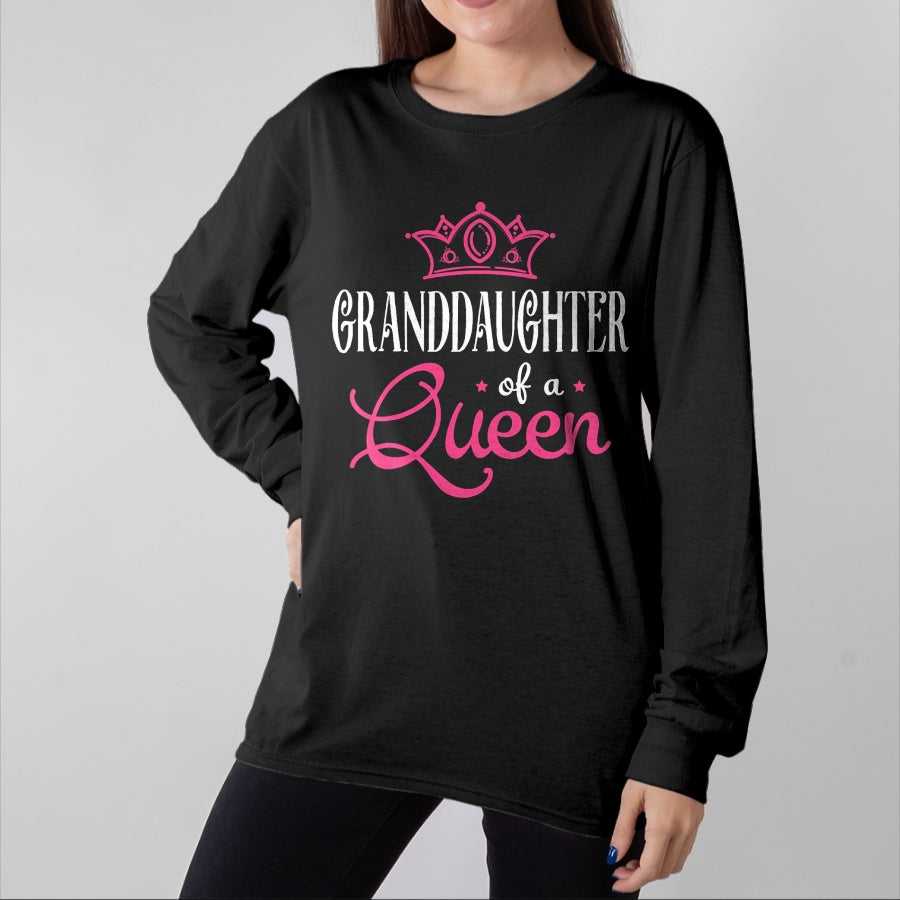 Best Grandma Shirt, Proud Grandma Unisex T-Shirt/Hoodie/Sweatshirt HLT00 - Grandma Granddaughter Gift Matching Queen Princess T-Shirt