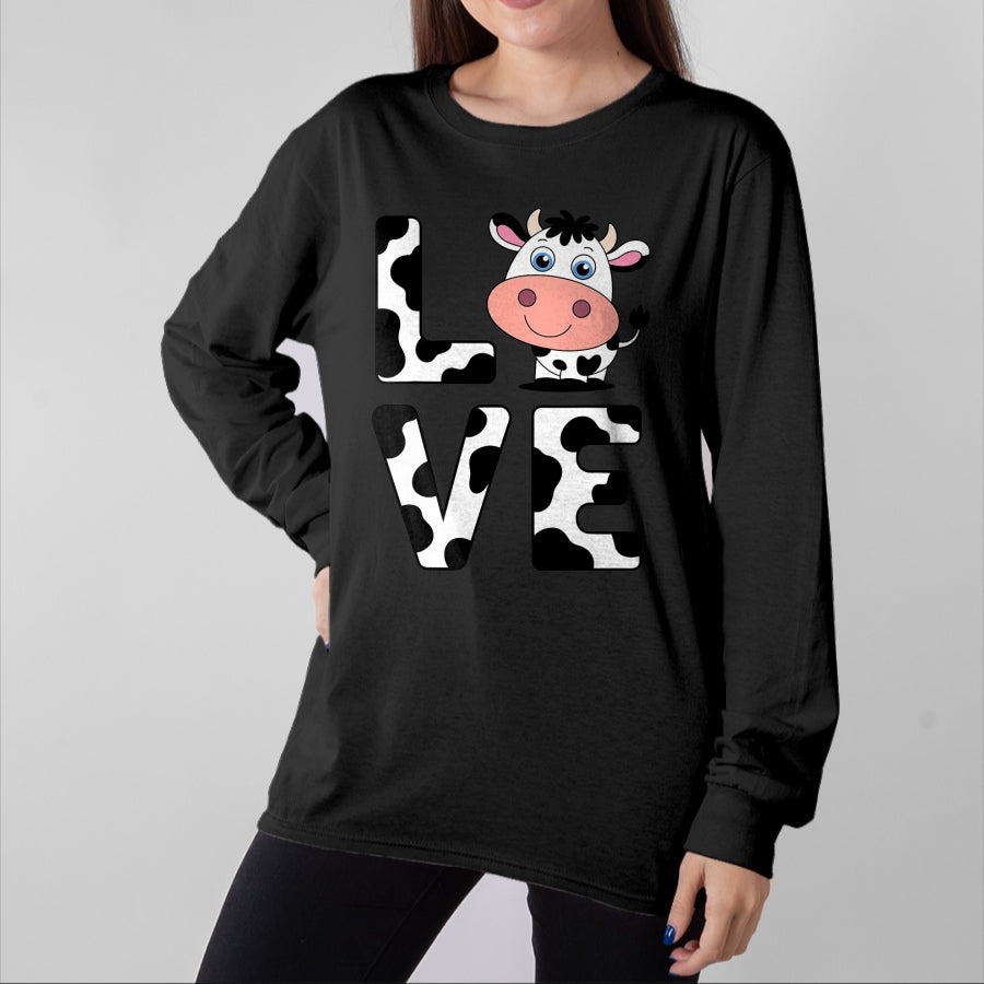 Best Farmer Life Shirt, Funny Farmer UnisexT-Shirt/Hoodie/Sweatshirt HLT00 - Cute Cow Art for Men Women Kids Farmer Cow Themed Cow Lover T-Shirt
