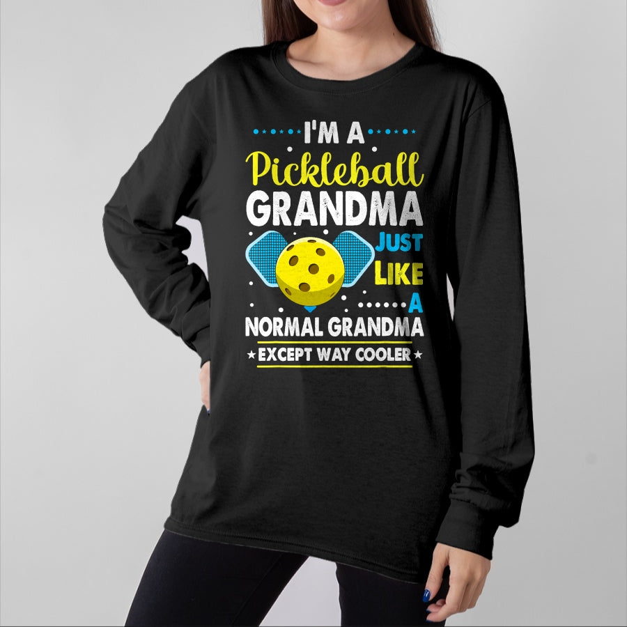 Best Grandma Shirt, Proud Grandma Unisex T-Shirt/Hoodie/Sweatshirt HLT00 - Funny Pickleball Grandma Pickleball Player T-Shirt