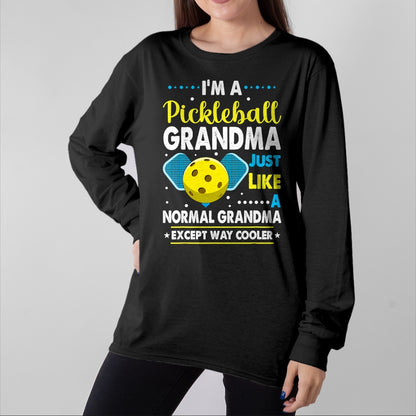 Best Grandma Shirt, Proud Grandma Unisex T-Shirt/Hoodie/Sweatshirt HLT00 - Funny Pickleball Grandma Pickleball Player T-Shirt