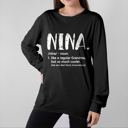 Best Grandma Shirt, Proud Grandma Unisex T-Shirt/Hoodie/Sweatshirt HLT00 - Nina Shirts for Women Mothers Day idea Cute Grandma Nina T-Shirt
