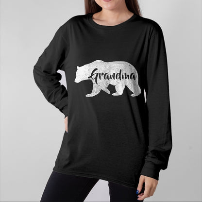 Best Grandma Shirt, Proud Grandma Unisex T-Shirt/Hoodie/Sweatshirt HLT00 - Women's Grandma Bear T-Shirt Outdoors Family Tee for Grandma T-Shirt