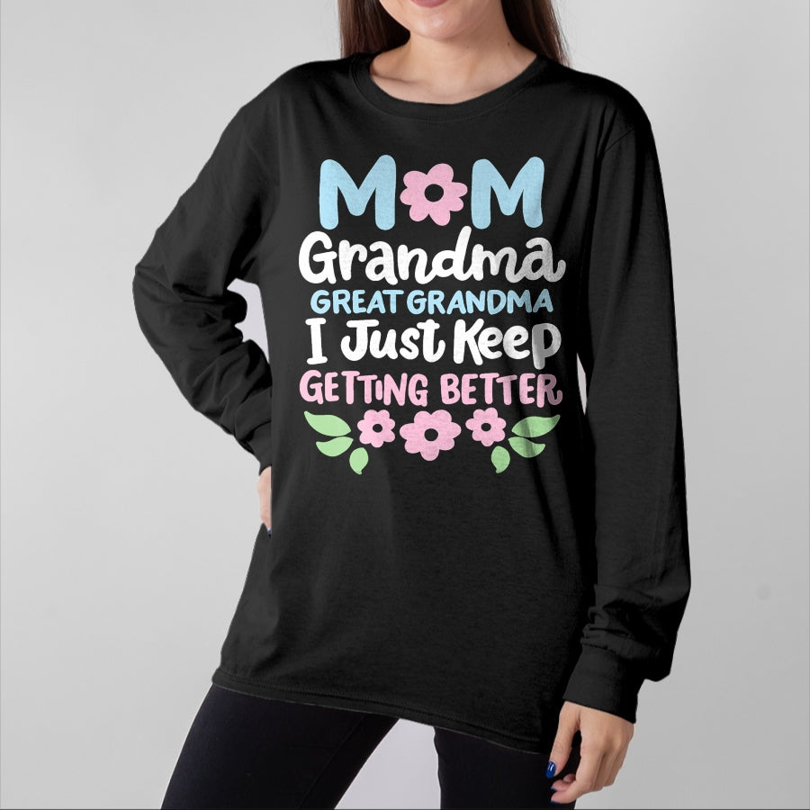 Best Grandma Shirt, Proud Grandma Unisex T-Shirt/Hoodie/Sweatshirt HLT00 - Great Grandma Great Grandmother T-Shirt (1)