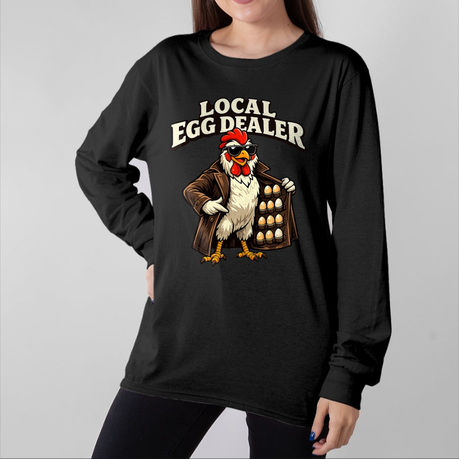 Best Farmer Life Shirt, Funny Farmer UnisexT-Shirt/Hoodie/Sweatshirt HLT00 - Chicken Farmer Local Egg Dealer Rancher Farm Dad Men Women T-Shirt