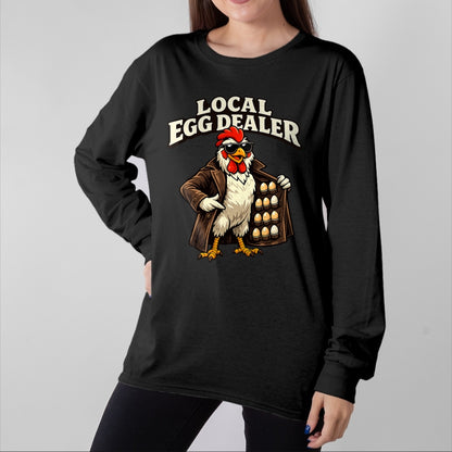 Best Farmer Life Shirt, Funny Farmer UnisexT-Shirt/Hoodie/Sweatshirt HLT00 - Chicken Farmer Local Egg Dealer Rancher Farm Dad Men Women T-Shirt