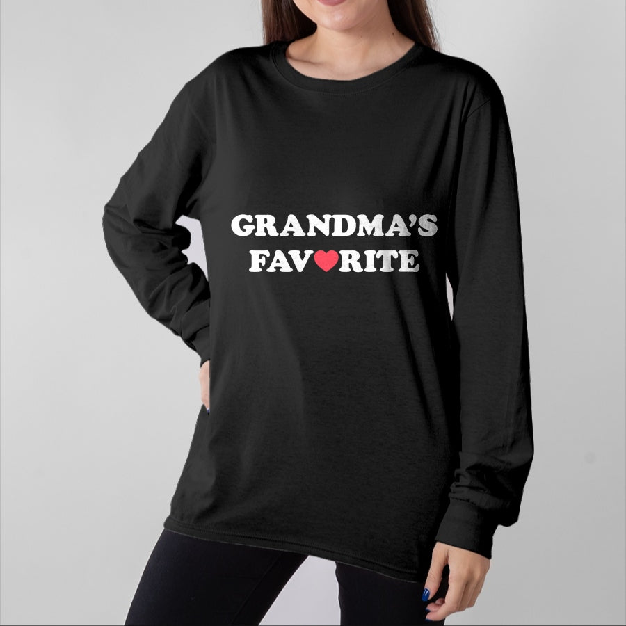 Best Grandma Shirt, Proud Grandma Unisex T-Shirt/Hoodie/Sweatshirt HLT00 - Grandma's Favorite T-Shirt