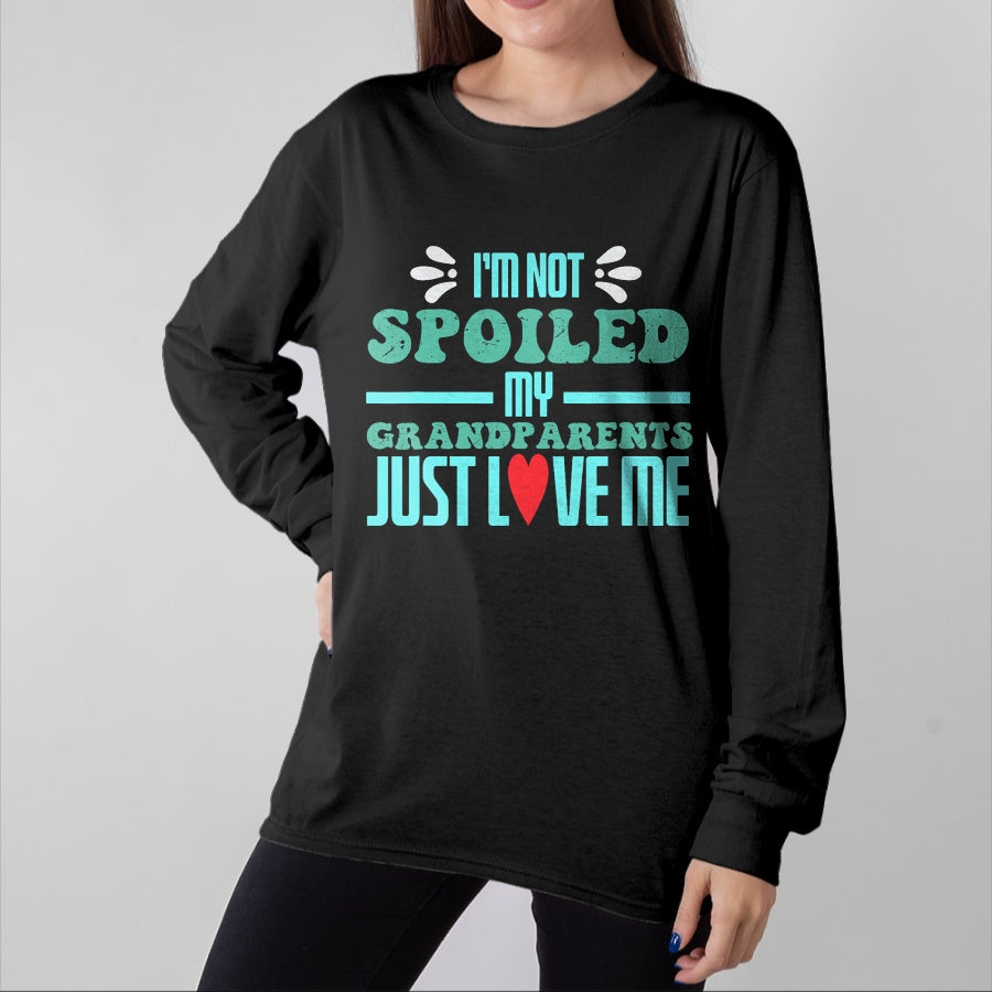 Best Grandma Shirt, Proud Grandma Unisex T-Shirt/Hoodie/Sweatshirt HLT00 - Grandparents Spoiled Grandson T-Shirt