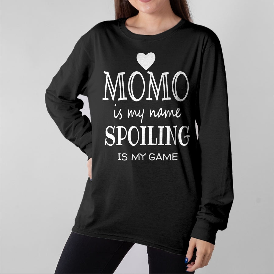 Best Grandma Shirt, Proud Grandma Unisex T-Shirt/Hoodie/Sweatshirt HLT00 - Momo Is My Name Special Grandma T-Shirt