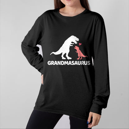 Best Grandma Shirt, Proud Grandma Unisex T-Shirt/Hoodie/Sweatshirt HLT00 - Grandmasaurus grandma dinosaur T-Shirt (1)