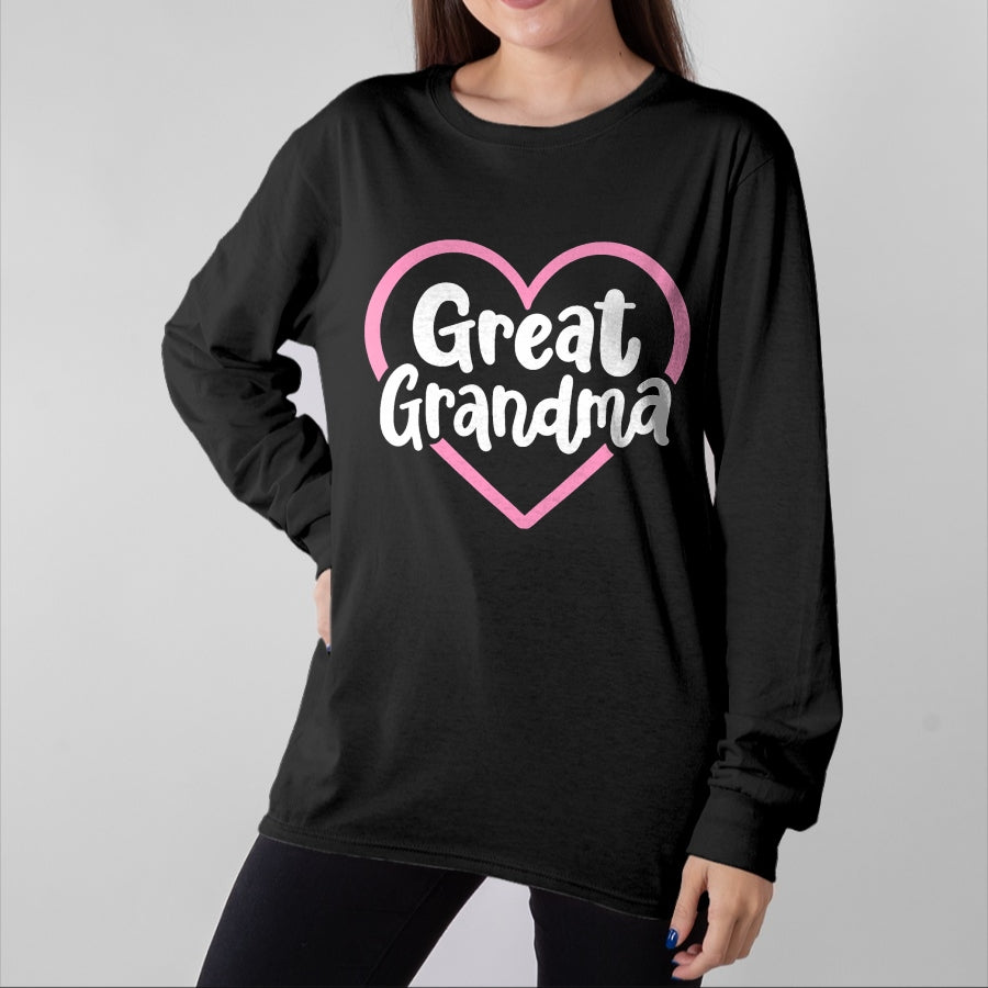 Best Grandma Shirt, Proud Grandma Unisex T-Shirt/Hoodie/Sweatshirt HLT00 - Great Grandma Great Grandmother T-Shirt