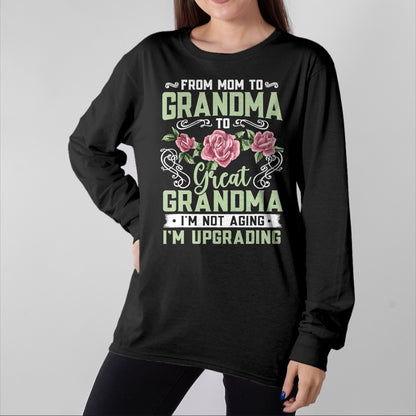 Best Grandma Shirt, Proud Grandma Unisex T-Shirt/Hoodie/Sweatshirt HLT00 - Mom Grandma Great Grandma Mothers Day T-Shirt (1)
