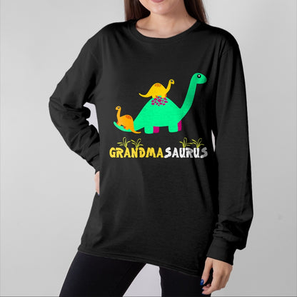 Best Grandma Shirt, Proud Grandma Unisex T-Shirt/Hoodie/Sweatshirt HLT00 - Grandmasaurus Grandma Disnosaur T-Shirt T-Shirt