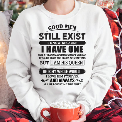 Good Men Still Exist - Perfect Gift For Your Girlfriend, Wife From Boyfriend, Husband - LUNA00 (SKU26T-0192-00)