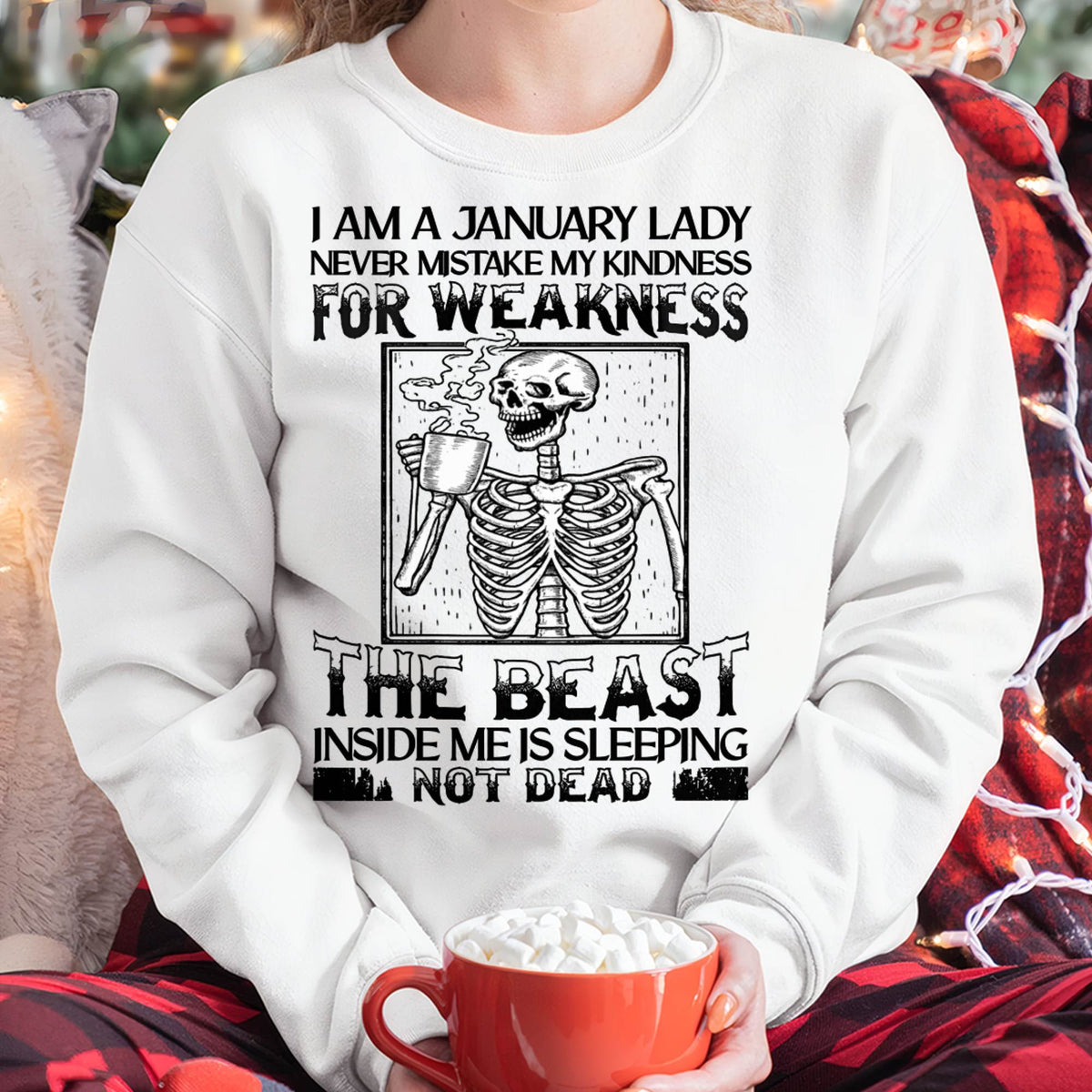 JANUARY SHIRT, THE BEAST INSIDE ME IS SLEEPING NOT DEAD - FMA LUNA01 (SKU2604-158-01)