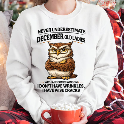 DECEMBER SHIRT, With age comes wisdom - FMA LUNA12 (SKU2604-101-12)