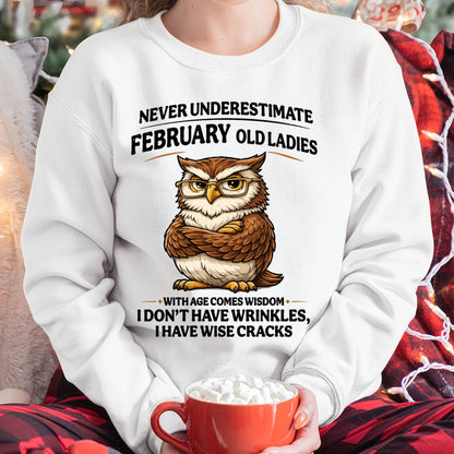 FEBRUARY SHIRT, With age comes wisdom - FMA LUNA02 (SKU2604-101-02)