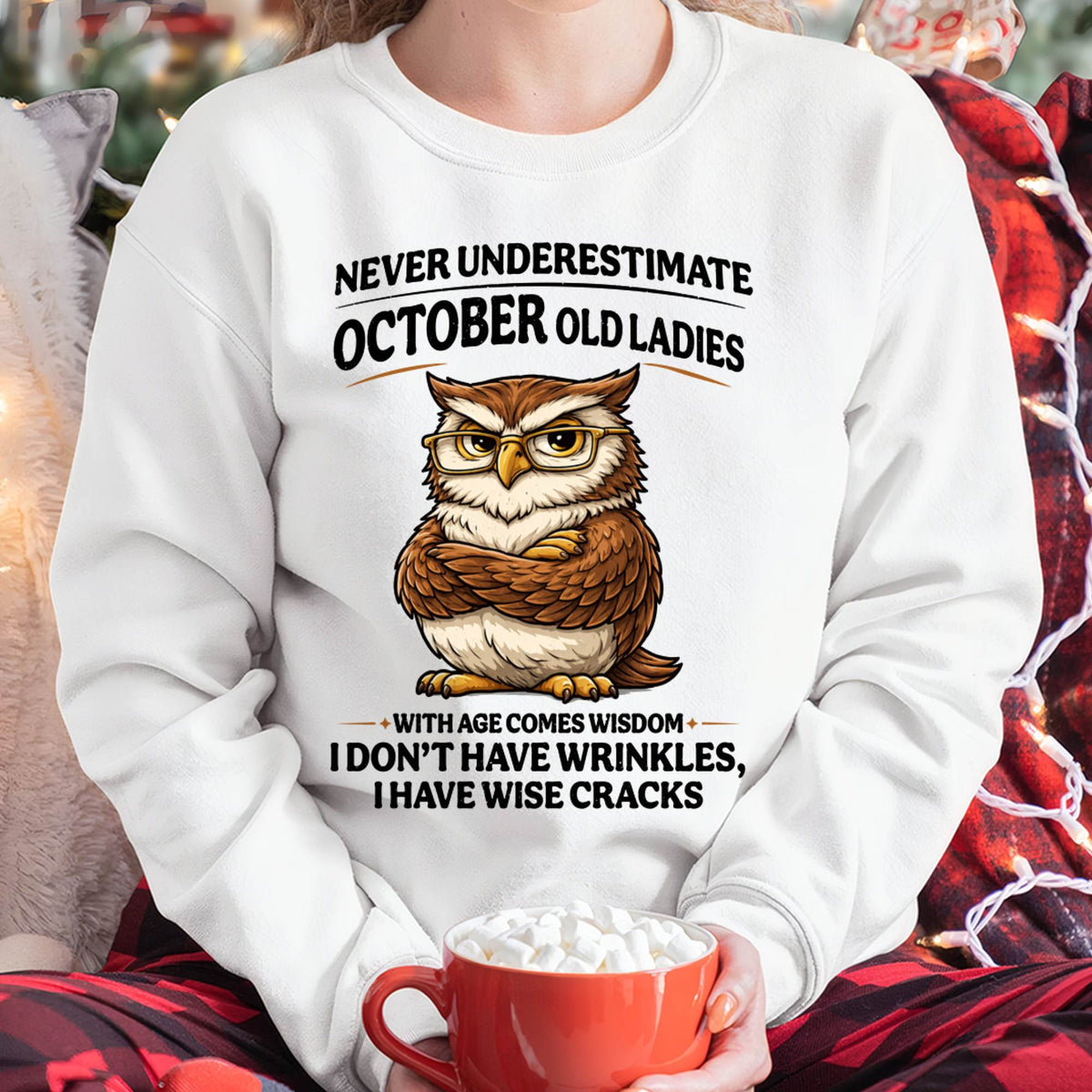 OCTOBER SHIRT, With age comes wisdom - FMA LUNA10 (SKU2604-101-10)