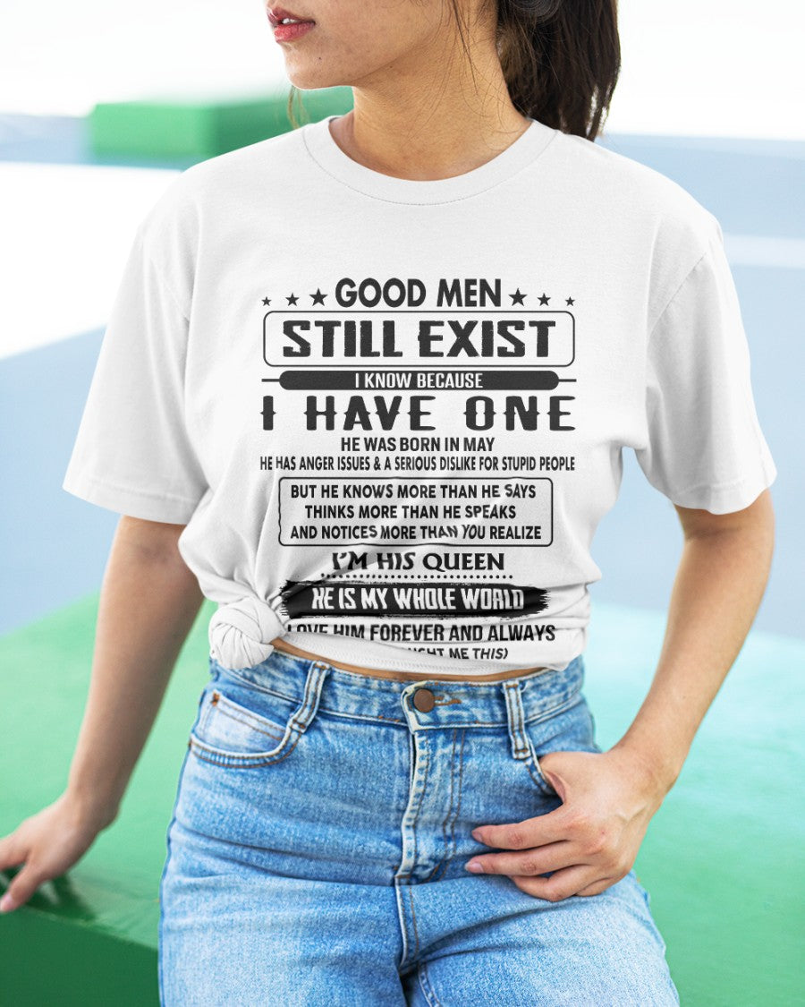 May - Good men Still Exist - gift for your girlfriend, wife from Husband - LUNA05 (SKU-GM-05)