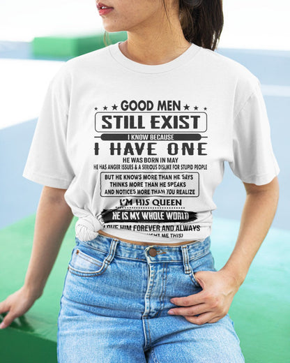 May - Good men Still Exist - gift for your girlfriend, wife from Husband - LUNA05 (SKU-GM-05)