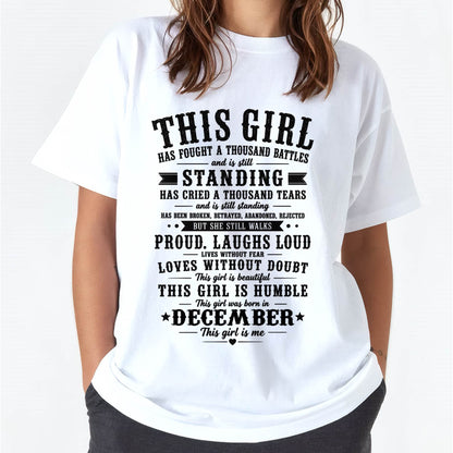 DECEMBER SHIRT, THIS GIRL IS HUMBLE-FOR WOMAN-LUNA12 (SKU2606-135-12)