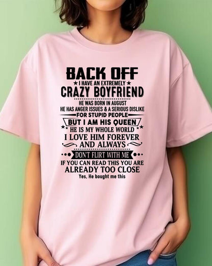 August - Back Off I Have An Extremely Crazy Boyfriend - LUNA08 (SKUT-BACKOFF-08)