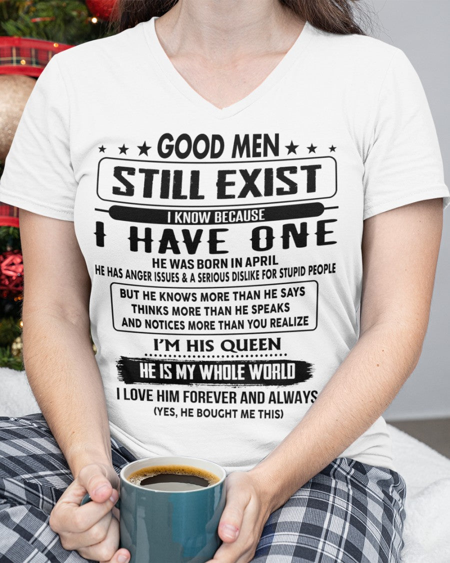 April - Good men Still Exist - gift for your girlfriend, wife from Husband - LUNA04 (SKU-GM-04)