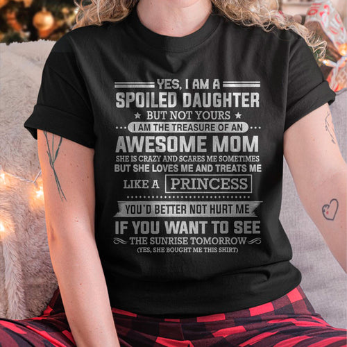 I Get My Attitude From My Freaking Awesome Mom - Gift for Daughter From Mom - LUNA00