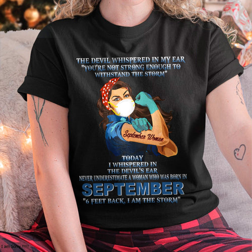 Never Underestimate A Woman Born In September – September Woman “I Am The Storm” - FMA / LUNA09 (SKU12-322-09)