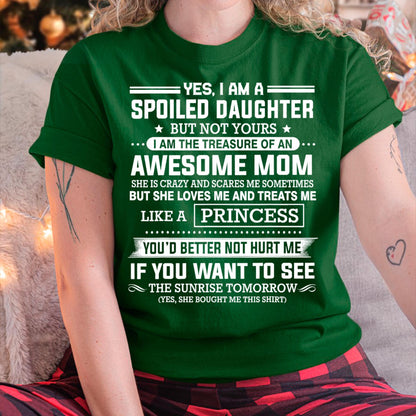 I Get My Attitude From My Freaking Awesome Mom - Gift for Daughter From Mom - LUNA00