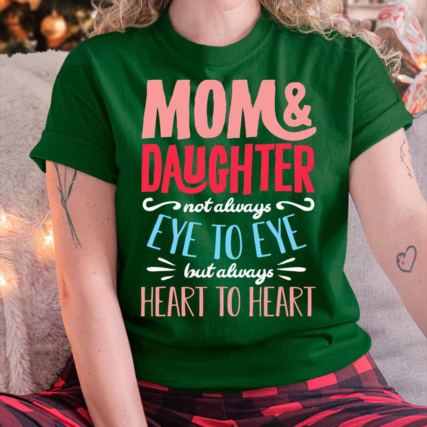 Mom and Daughter T shirt - Gift For Daughter from Mom - LUNA00