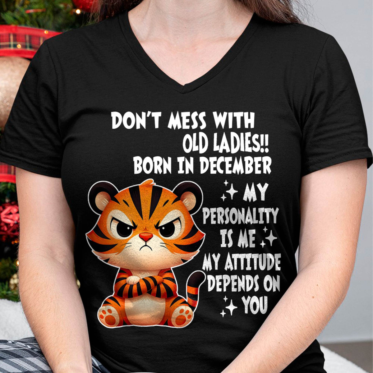 DECEMBER SHIRT, MY ATTITUDE DEPENDS ON YOU - FMA LUNA12 (SKU2604-60-12)