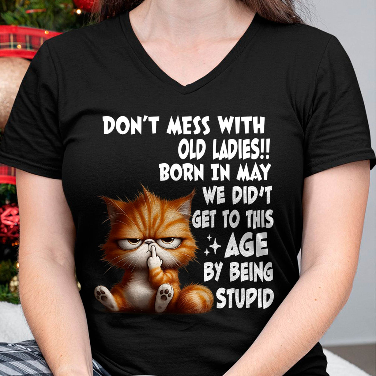 MAY SHIRT, DON’T MESS WITH OLD LADIES - FMA LUNA05 (SKU2604-31-05)