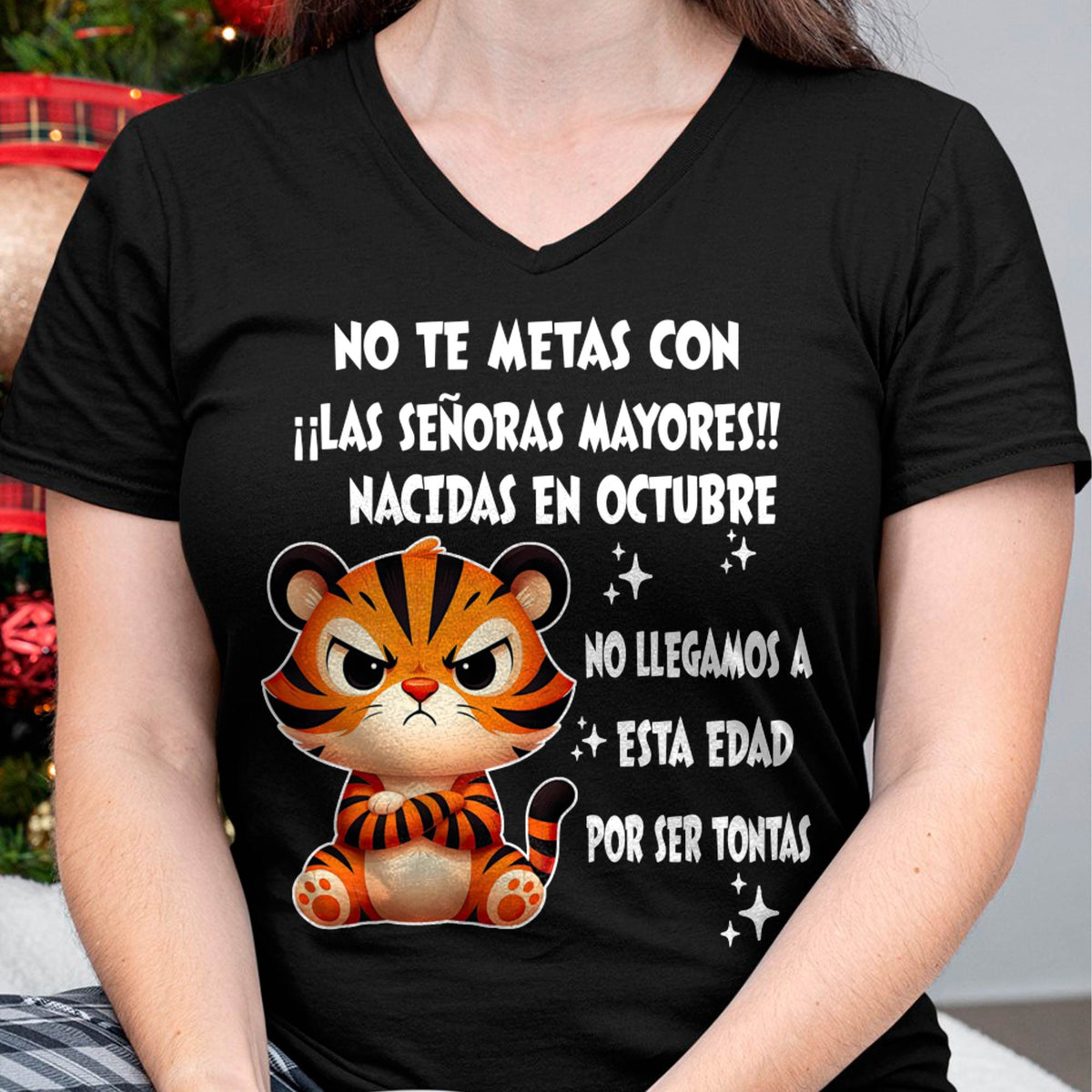 OCTUBRE SHIRT, NO TE METAS CON MUJERES MAYORES - FMA LUNA10 (SKU2604-164-10)