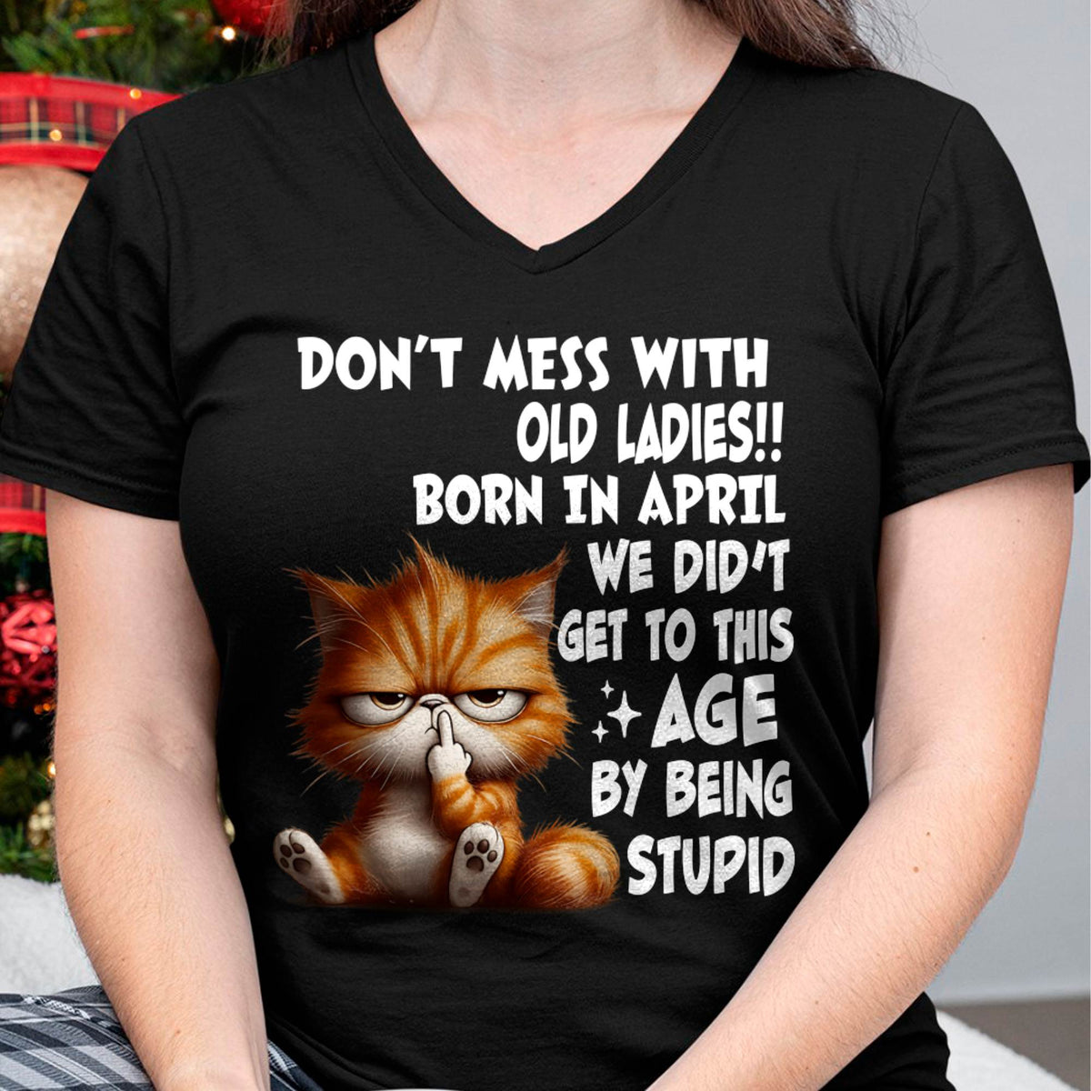 APRIL SHIRT, DON’T MESS WITH OLD LADIES - FMA LUNA04 (SKU2604-31-04)