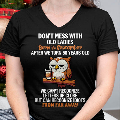 SEPTEMBER SHIRT, RECOGNIZE IDIOTS FROM FAR AWAY - FMA LUNA09 (SKU2604-80-09)