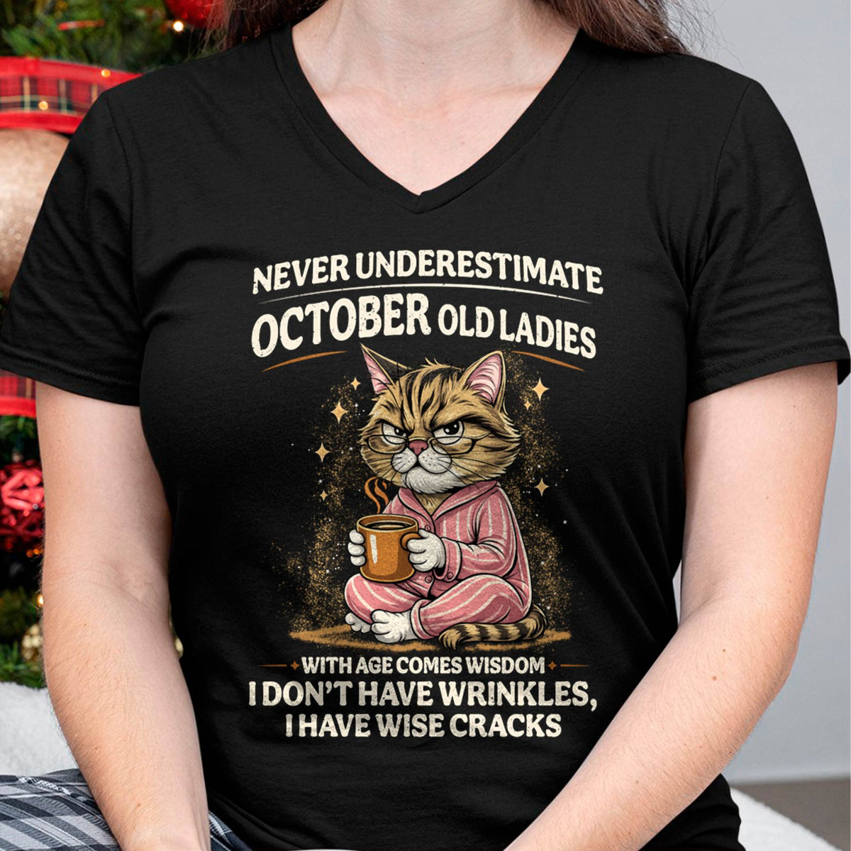 OCTOBER SHIRT, With age comes wisdom - FMA LUNA10 (SKU2604-99-10)