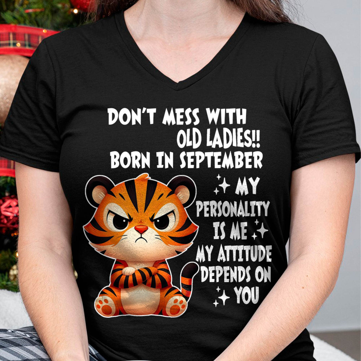 SEPTEMBER SHIRT, MY ATTITUDE DEPENDS ON YOU - FMA LUNA09 (SKU2604-60-09)