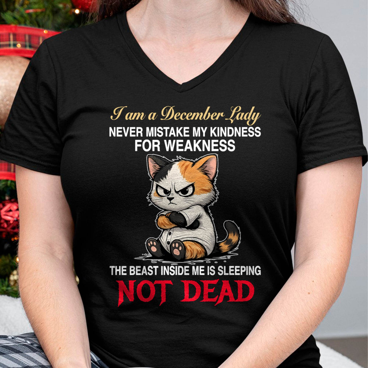 DECEMBER SHIRT, THE BEAST INSIDE ME IS SLEEPING NOT DEAD - FMA LUNA12 (SKU2604-160-12)