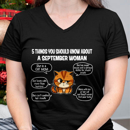SEPTEMBER SHIRT, 5 THINGS YOU SHOULD KNOW ABOUT THIS WOMAN - LUNA09 (SKU2604-312-09)