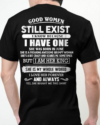 JUNE - GOOD WOMEN STILL EXIST - PERFECT GIFT FROM WIFE, GIRLFRIEND - LUNA06 (SKU12-306-06)