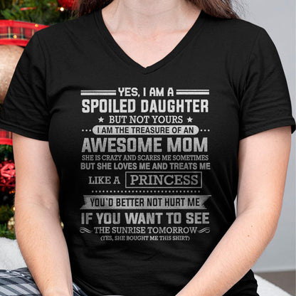 I Get My Attitude From My Freaking Awesome Mom - Gift for Daughter From Mom - LUNA00