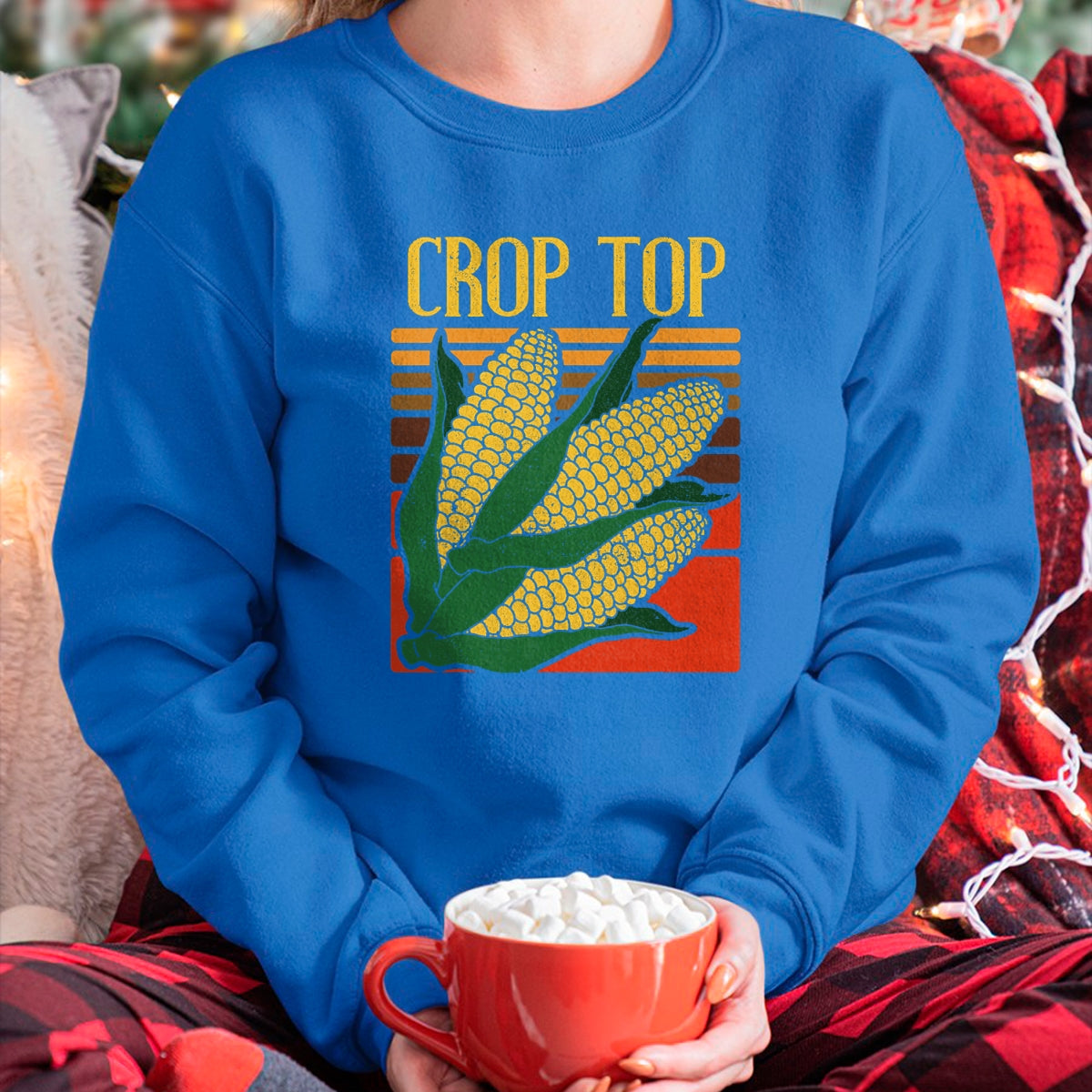 Best Farmer Life Shirt, Funny Farmer UnisexT-Shirt/Hoodie/Sweatshirt HLT00 - Corn Farmer Funny Crop Top Vintage Farming Humor Design T-Shirt