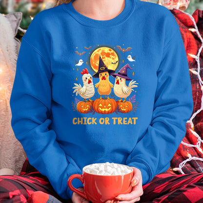 Best Farmer Life Shirt, Funny Farmer UnisexT-Shirt/Hoodie/Sweatshirt HLT00 - Chick or Treat Halloween Chicken Girl Farmer Halloween T-Shirt