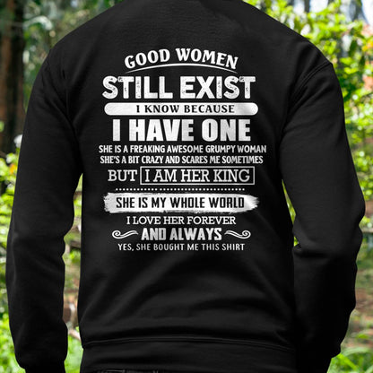 GOOD WOMEN STILL EXIST - PERFECT GIFT FROM WIFE, GIRLFRIEND - LUNA00 (SKU12-306-00)