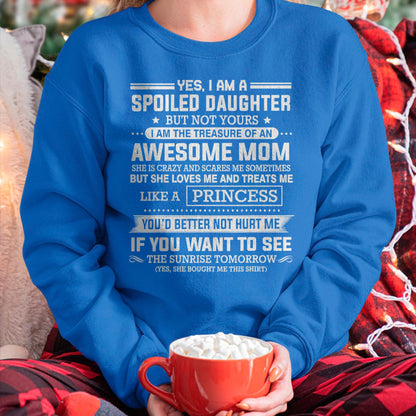 I Get My Attitude From My Freaking Awesome Mom - Gift for Daughter From Mom - LUNA00