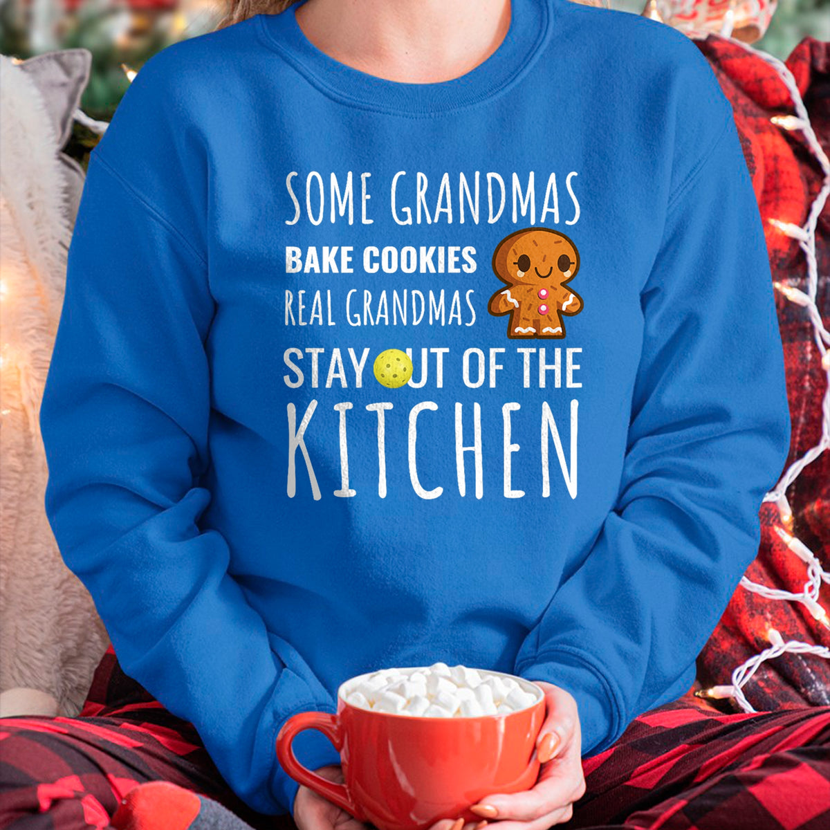 Best Grandma Shirt, Proud Grandma Unisex T-Shirt/Hoodie/Sweatshirt HLT00 - Funny Pickleball Grandma Stay Out of the Kitchen Player T-Shirt