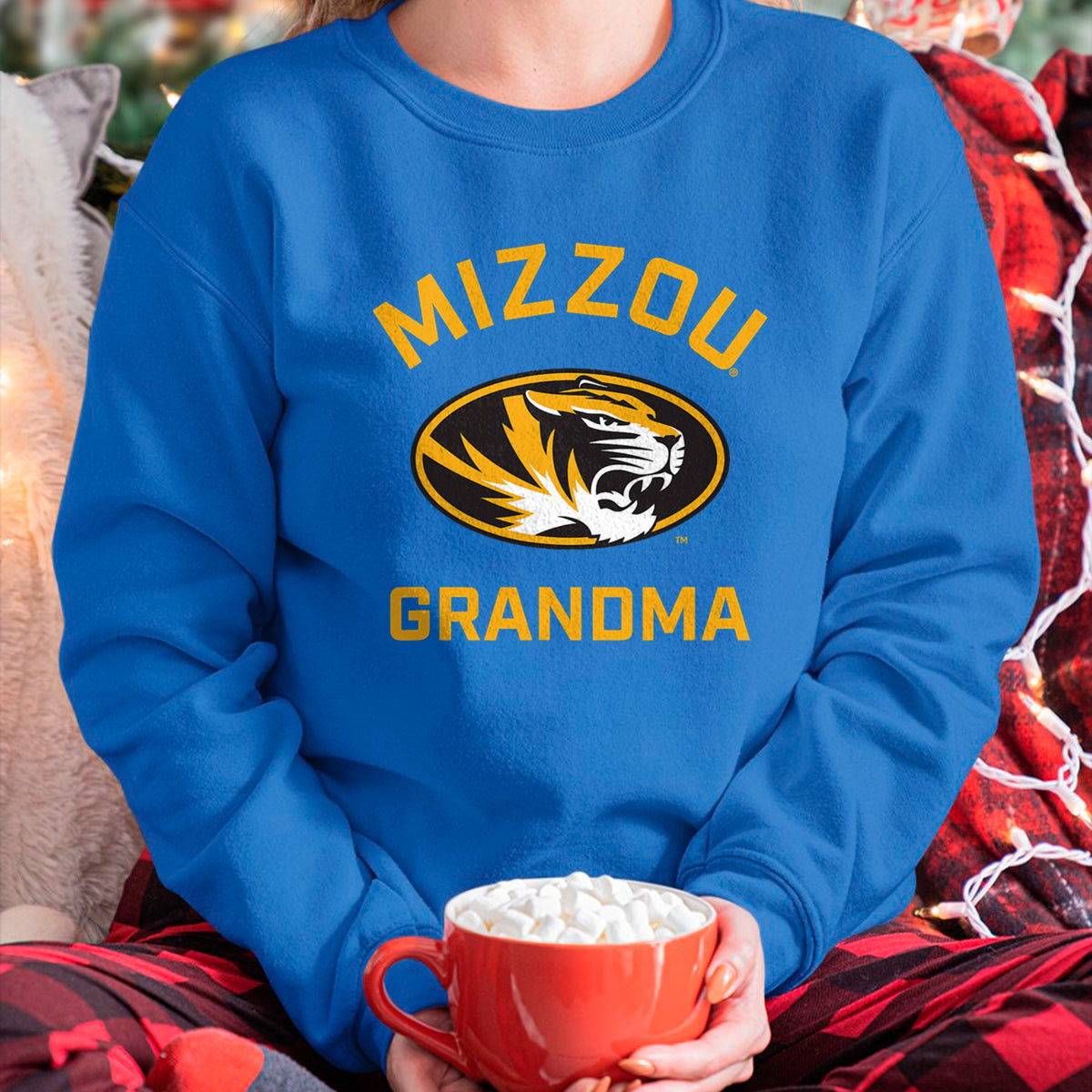 Best Grandma Shirt, Proud Grandma Unisex T-Shirt/Hoodie/Sweatshirt HLT00 - University of Missouri Mizzou Tigers Arched Grandma T-Shirt