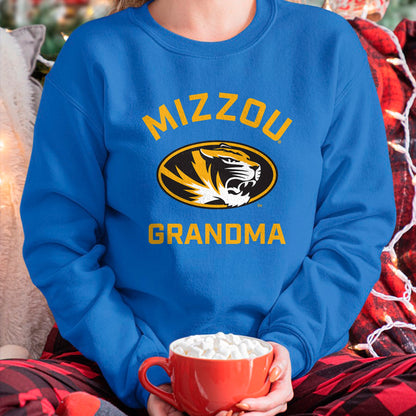 Best Grandma Shirt, Proud Grandma Unisex T-Shirt/Hoodie/Sweatshirt HLT00 - University of Missouri Mizzou Tigers Arched Grandma T-Shirt