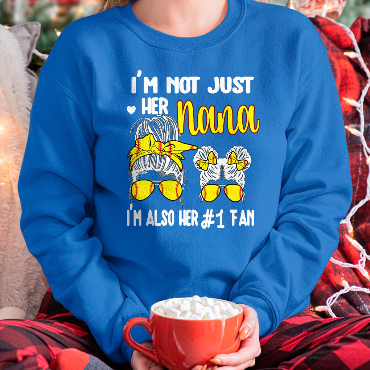 Best Grandma Shirt, Proud Grandma Unisex T-Shirt/Hoodie/Sweatshirt HLT00 - Softball Grandma Nana Granddaughter Softball Nana T-Shirt